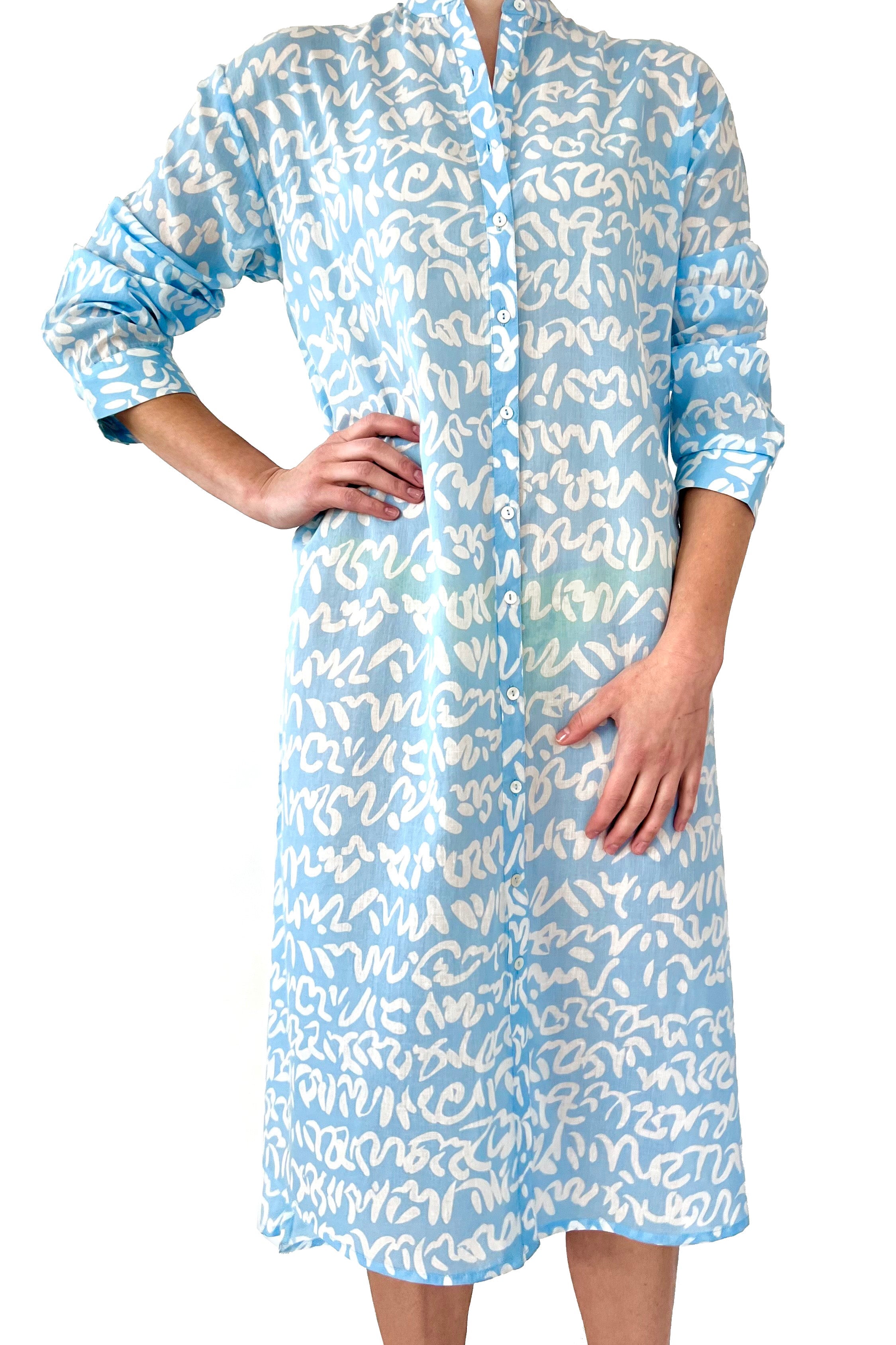 Shirt Dress Gesture Red/Pink / XS/S Shirt Dress Gesture Red/Pink / XS/S