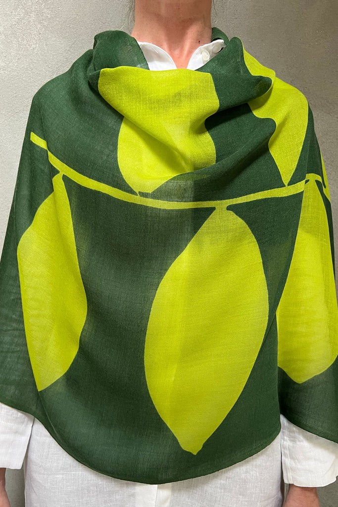 A See Design Wool Scarf with beautiful patterns.