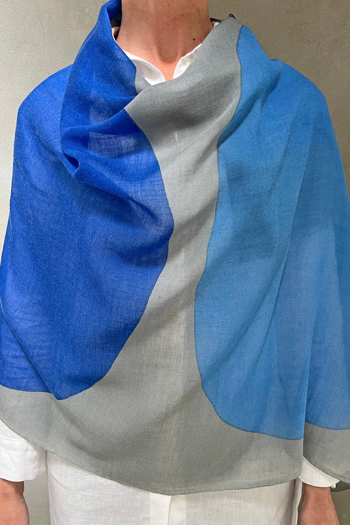 A See Design Wool Scarf with beautiful patterns.
