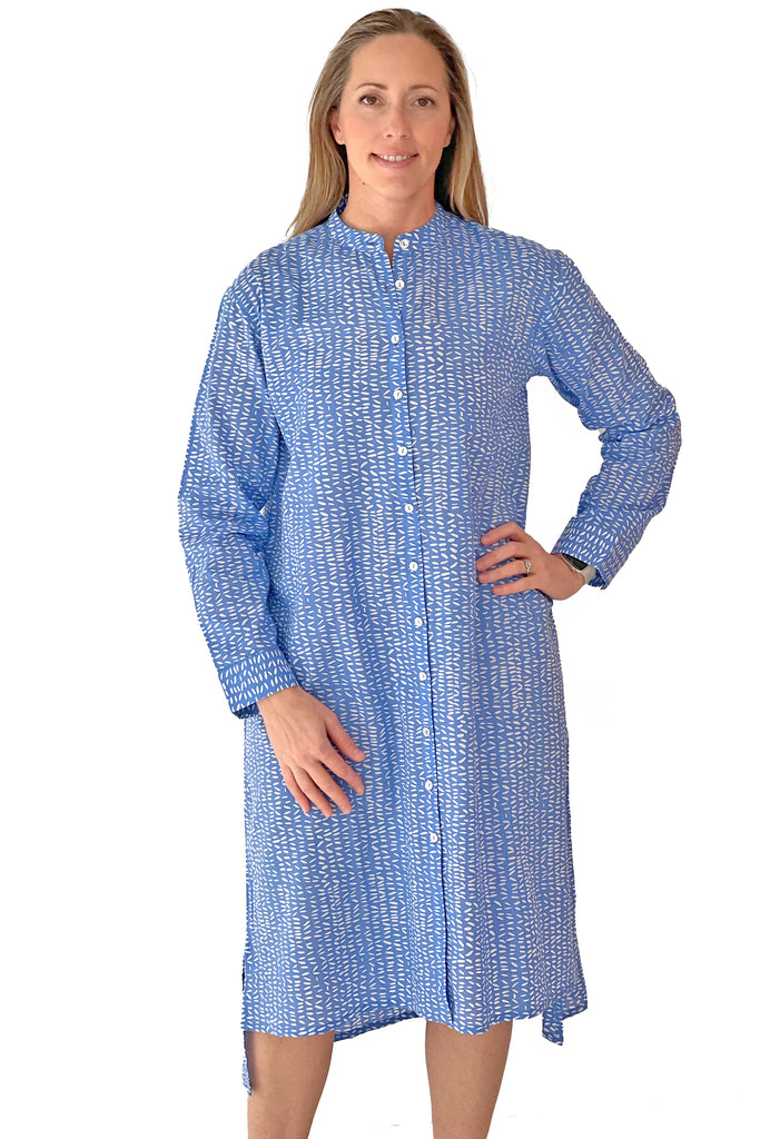 Shirt Dress Stitch Periwinkle / XS/S