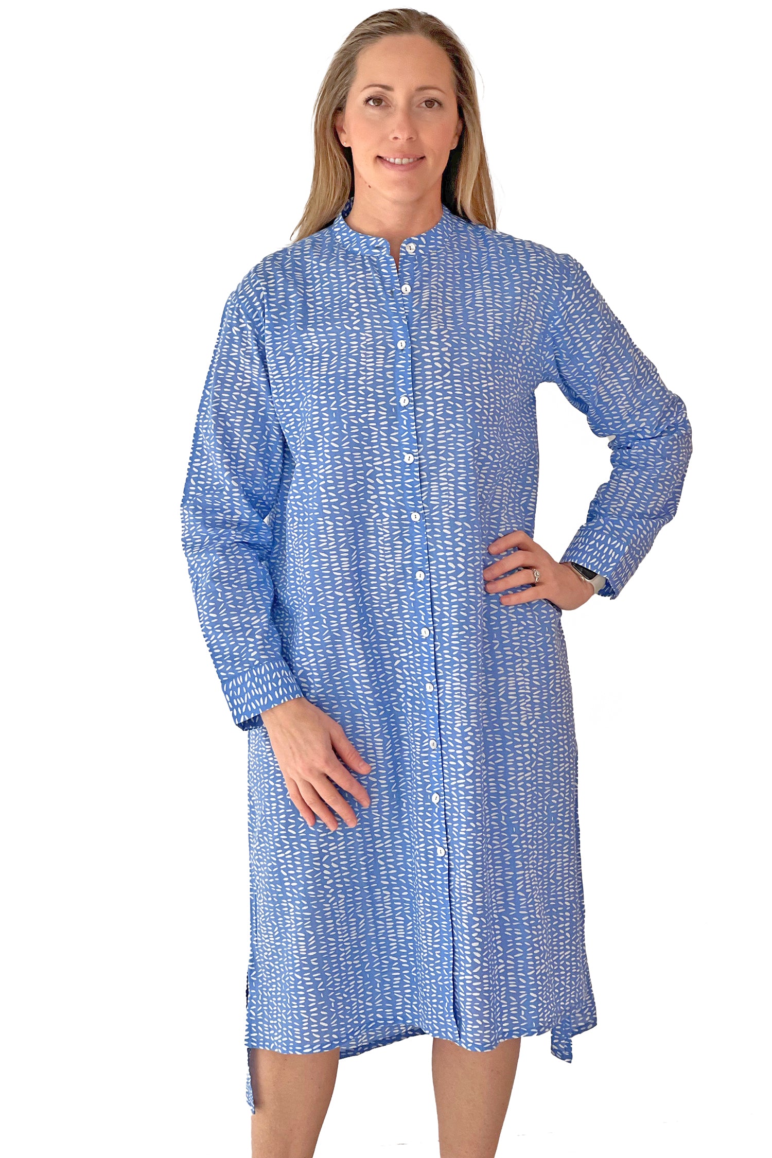 Shirt Dress Stitch Periwinkle / XS/S