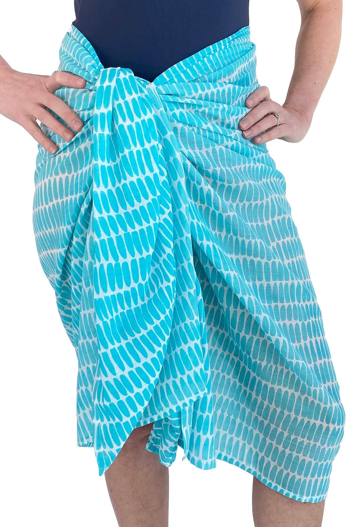 Sarong. Seagull Sky. Fine Quality 100% Cotton Voile Sarong. 2.1 Meters  Long. Designed by Me and Printed in India. 